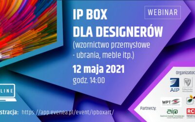 IP Box dla designerów – zapraszamy na webinar!